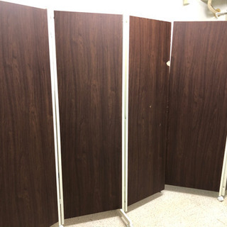 パーティション（衝立・折りたたみ式・プライバシー・3連・キャスター）