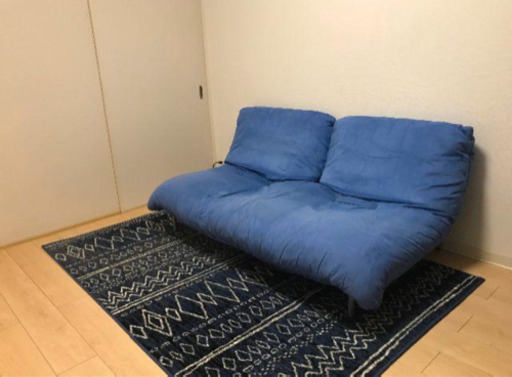 リーンロゼ カラン 2  ブルー(スウェード調)