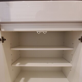 食器棚（アルミナ2 70DB WH）ニトリの画像