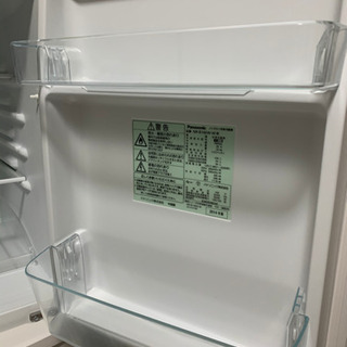 【早め希望！美品】Panasonic 2ドア冷凍冷蔵庫　138L 2014年製の画像