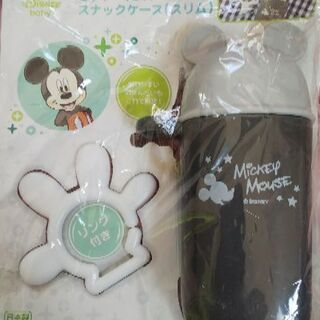 新品未使用✩.*˚ミッキースナックケース