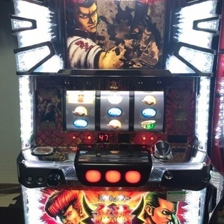 スロット台 パチスロ実機 鬼浜爆走紅蓮隊 コイン不要機付