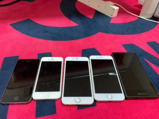 iPhone5s 2台 iPhone6 2台 Android 1台