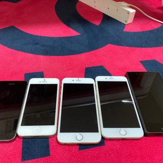 iPhone5s 2台 iPhone6 2台 Android 1台
