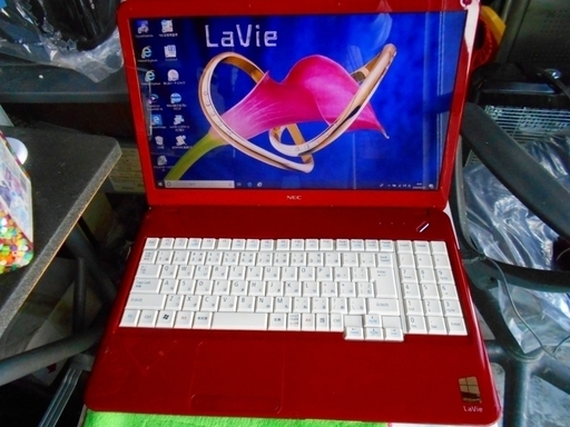 NEC Lavie LS350/CS6R ラベルズリーレッド