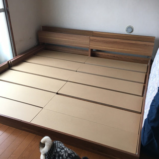 【決まりました】シングルベッド連結フレーム2つ