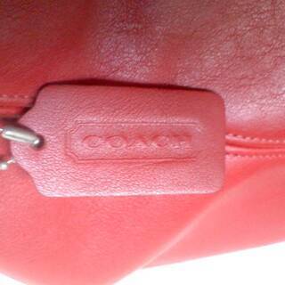 COACH　コーチ　赤　オールドコーチ　鞄　レディース　トートバッグ　A9Z 4181　アメリカ製　本革　ヴィンテージ　レザーの画像