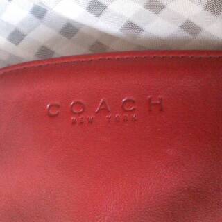 COACH　コーチ　赤　オールドコーチ　鞄　レディース　トートバッグ　A9Z 4181　アメリカ製　本革　ヴィンテージ　レザーの画像