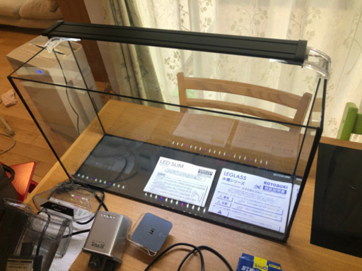 水槽セット　コトブキ　熱帯魚