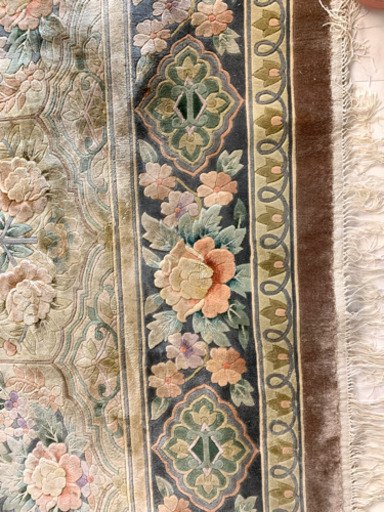 お値下げ　高級　じゅうたん　絨毯　244×240cm 約3.5畳　カーペット