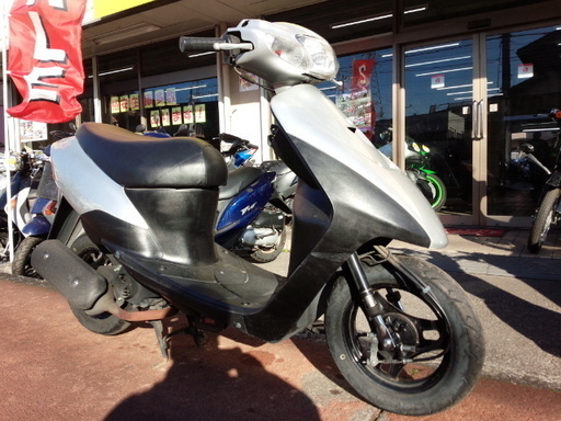 NO.3197　レッツ２　２サイクルエンジン　シャッターキー（盗難防止装置）シルバー　☆彡