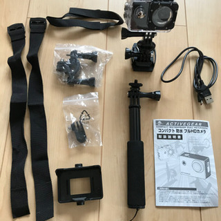 「SOLD」【ACTIVEGEAR】コンパクト　防水フルHDカメラ