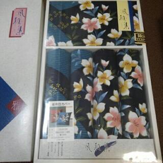 新品　箱入り　風雅　座布団カバー　5枚セットの画像