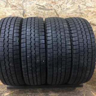 DUNLOP WINTER MAXX LT03 225/75R16 118/116L LT 16インチ スタッドレス トラックタイヤ 4本 2017年製 バリ溝　(TE272) クレジットカード QR決済可能