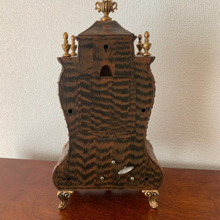 ＊美品＊アンティーク風オルゴール付時計の画像
