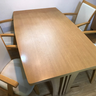 あげます ダイニングテーブル5点セット