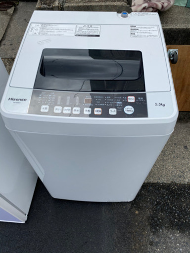 ハイセンス 2018年製 洗濯機 5.5kg HW-E5502 美品