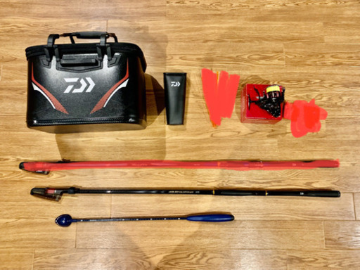 最終値下げ！売れなかったら某中古屋さんに出しますダイワ　フカセ釣りセット