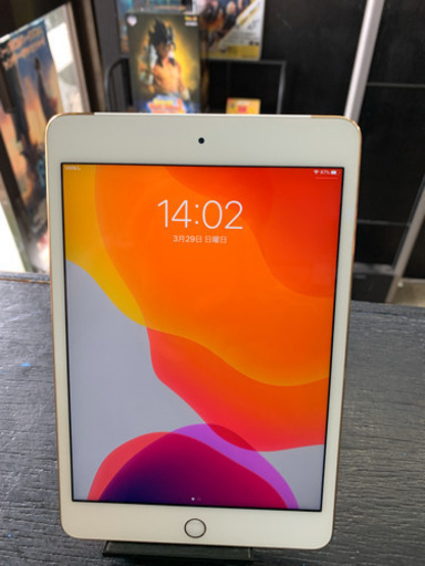 【美品】iPad mini4 128gb ゴールドMK782J/A
