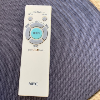 NEC 照明器具2012年製の画像