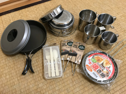 ★お買い得！新品アリ！キャンプ　調理他セット★
