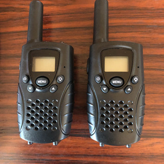 トランシーバー２台の画像