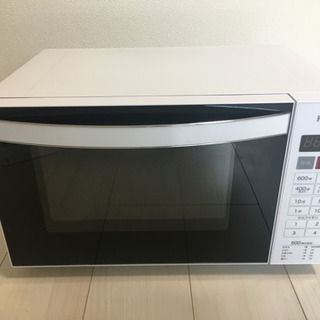 フラット電子レンジ（ハイアール）2017年製　中古品