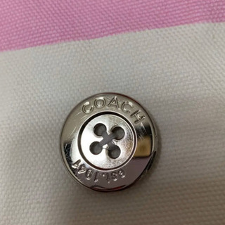 コーチ 超美品 コート ピンク/ 白 ストライプ L