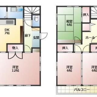 4DK 駐車スペース付き　戸建て賃貸（鴻巣）
