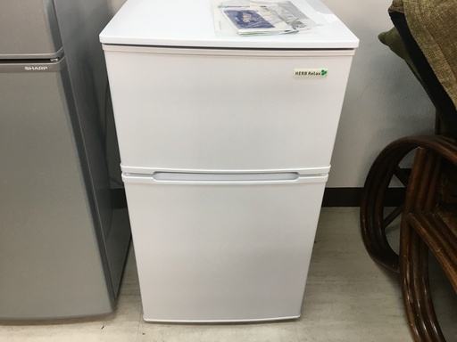 YAMADA電気ハーブリラックス90L直冷式冷蔵庫2016年製！！分解クリーニング済み！！