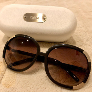 【正規品/美品/送料込】Chloe クロエ　サングラス　UVカッ...