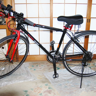 700c クロスバイク(中古・色：赤・ブラック)