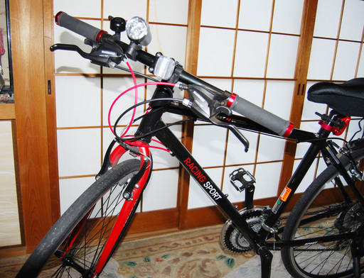 700c クロスバイク(中古・色：赤・ブラック)