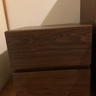 木目のシェルフの画像