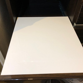 【4月20日締切】ニトリ　キッチンボード　ブラウン120サイズの画像