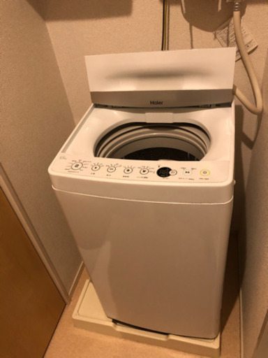 【4月20日締切】Haier 全自動電気洗濯機　5.5kg 2017年製