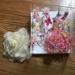 髪飾り 結婚式 卒業式 入学式 ヘッドアクセサリーの画像