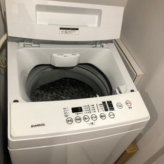 洗濯機•電子レンジ (使用期間1.4年)の画像