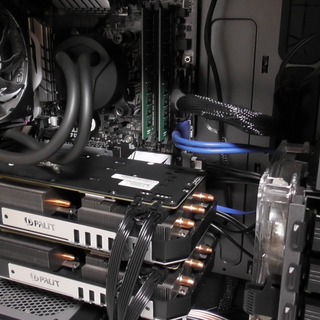 ゲーミングPC GTX980TI ✖2 (SLI) 【GALLERIA ZI-SLI】& Razer Blackwidow Chroma & Razer Naga Chromaの画像