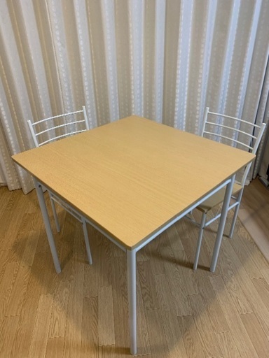 [決定済]2人用ダイニングテーブルセット