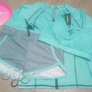 水着 3セット light blue  セットアップ