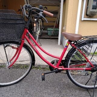 赤色の自転車   商談中
