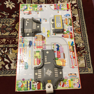 中古　トミカ　ハンディ立体マップ　まちへお買いもの