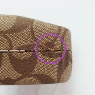 コーチ　メガネケースの画像