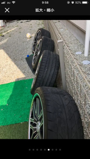 美品！ 国産タイヤ付 245 35 20 8.5j  20インチ
