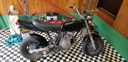 エイプ　レストアベース実動書類あり　ヨシムラキャブ　キタコファットマフラー　Z2テール付き　モンキーゴリラカブダックス鹿児島宮崎熊本