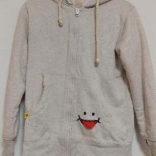 4/4締切値下げ、締切間近:パンツ追加UP SMILEリバーシブルパーカーほぼ未使用の画像