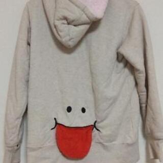 4/4締切値下げ、締切間近:パンツ追加UP SMILEリバーシブルパーカーほぼ未使用の画像