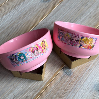 プリキュア　おもちゃ　お面　コレクター　女の子　お椀の画像