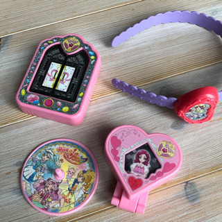 プリキュア　おもちゃ　お面　コレクター　女の子　お椀の画像